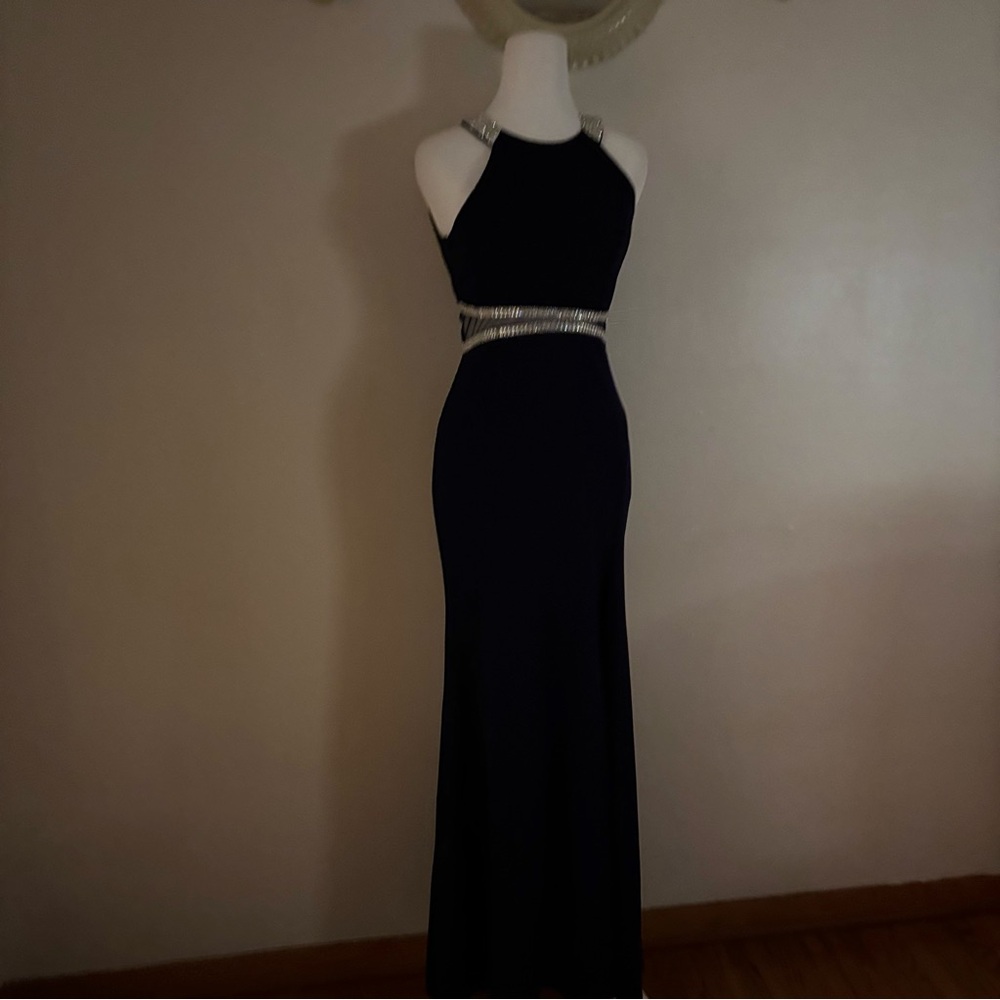 My Michelle Navy Blue Gown